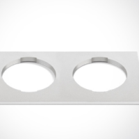 WHITE DECORATIVE BASE SQUARE DOUBLE FOR 10105H