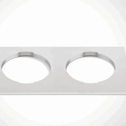 WHITE DECORATIVE BASE SQUARE DOUBLE FOR 10105H