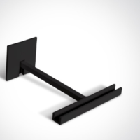 BLACK WALL BRACKET FOR 67520 & 67520A