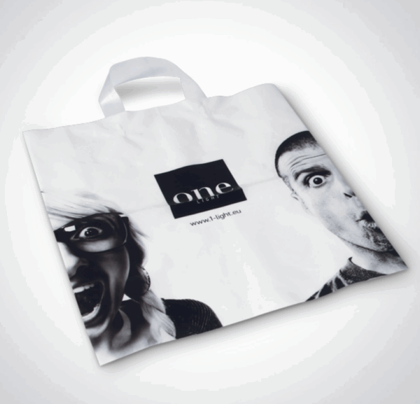 ONE LIGHT PLASTIC BAG LARGE RECYCLABLE