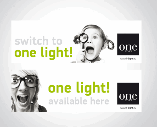 STICKER SWITCH TO ONE LIGHT 30x9cm