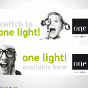 STICKER ONE LIGHT AVAILABLE HERE 30x9cm