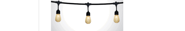 Black solar string light 1w IP67 8,5m 12x LEDs