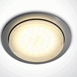 ALUMINIUM GX53 9W RECESSED