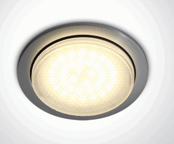 ALUMINIUM GX53 9W RECESSED