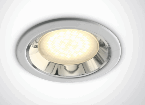 WHITE GX53 RECESSED