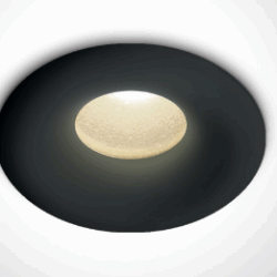 > BLACK LED 1W WW IP44 STAR LIGHT 350mA