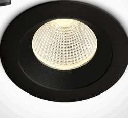 > BLACK/BLACK LED 3W WW 350mA  DARK LIGHT*