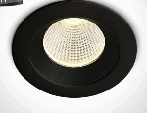 > BLACK/BLACK LED 3W WW 350mA  DARK LIGHT*