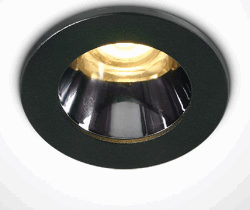 BLACK LED 3W WW IP20 38deg 230V DARK LIGHT