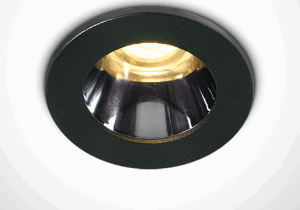 BLACK LED 3W WW IP20 38deg 230V DARK LIGHT
