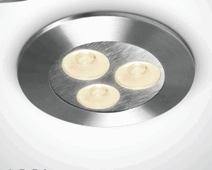 ALUMINIUM LED WARM 3x1w 35d 350mA