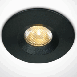 BLACK COB LED WW 3W 700mA IP65