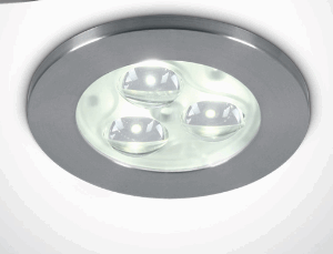 ALUMINIUM LED WW 3x1w 35d 350mA