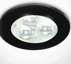 BLACK LED DAYL 3x1w 35d 350mA