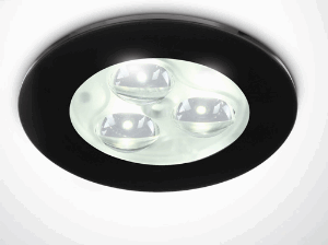 BLACK LED DAYL 3x1w 35d 350mA