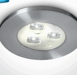 ALU LED WW 3x1w 35d IP65 350mA