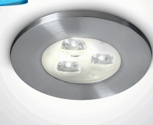 ALU LED WW 3x1w 35d IP65 350mA