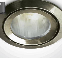 ANTIQUE BRASS 50W IP43 DARK LIGHT