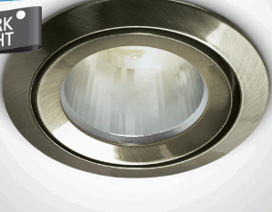 ANTIQUE BRASS 50W IP43 DARK LIGHT