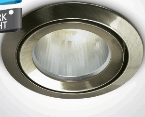 BRUSHED CHROME 50W IP43 DARK LIGHT