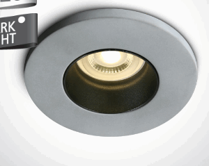 CEMENT GU10 10W BLACK REFLECTOR DARK LIGHT
