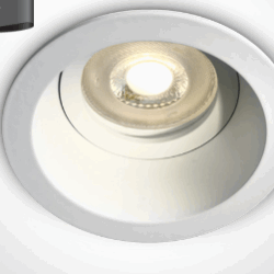 WHITE 10W GU10 DARK LIGHT