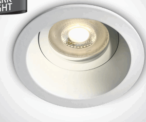 WHITE 10W GU10 DARK LIGHT