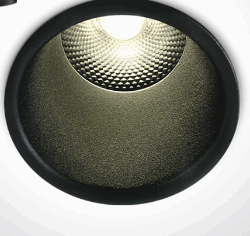 BLACK LED 5W WW 24deg IP20 230V DARK LIGHT