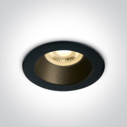 BLACK GU10 10W BLACK REFLECTOR DARK LIGHT**