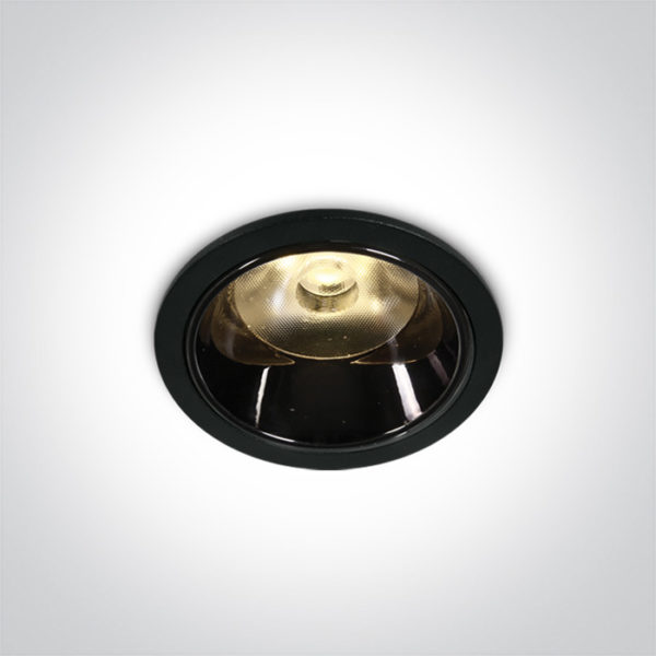 > BLACK LED 6W WW IP20 36deg 350mA DARK LIGHT**