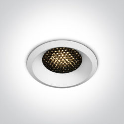 > WHITE LED 6W WW IP20 36deg 350mA DARK LIGHT HONEYCOMB***