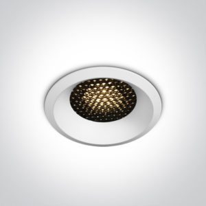 > WHITE LED 6W WW IP20 36deg 350mA DARK LIGHT HONEYCOMB***