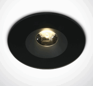 BLACK LED 6W WW 25deg IP65 100-240V