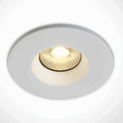 WHITE FIRE RATED LED 7W WW 60deg IP65 230V DIMMABLE