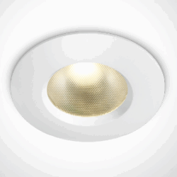 WHITE LED 7W 38deg IP65 CCTV 230V TRIAC DIMMABLE