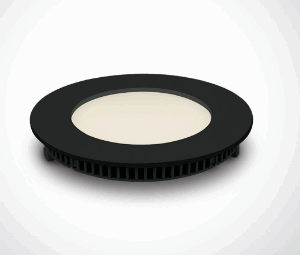 BLACK LED 8W WW IP40 230V