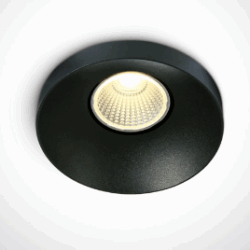 BLACK LED 8W WW 60deg IP20 230V