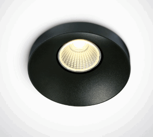 BLACK LED 8W WW 60deg IP20 230V