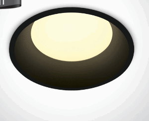 BLACK LED 9w CW IP20 230V 100deg DARK LIGHT