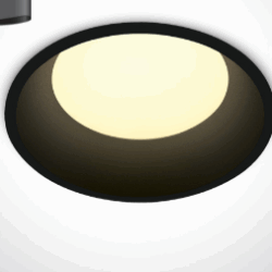 BLACK LED 9w WW IP20 230V 100deg DARK LIGHT