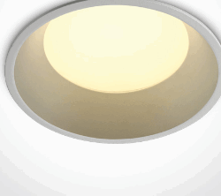 WHITE LED 9w CW IP20 230V 100deg DARK LIGHT