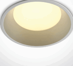 WHITE LED 9w WW IP20 230V 100deg DARK LIGHT