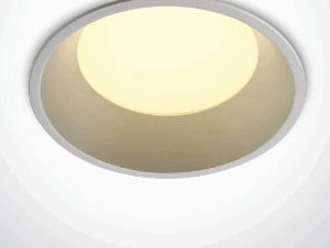 WHITE LED 9w WW IP20 230V 100deg DARK LIGHT