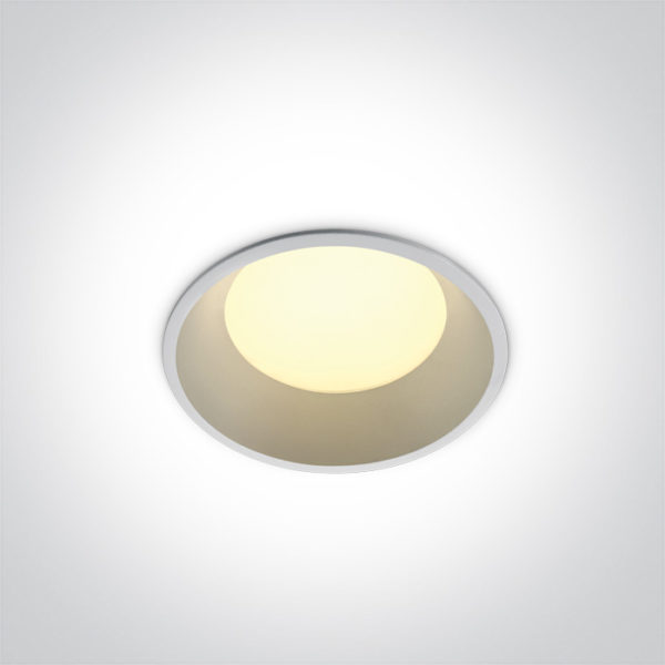 WHITE LED 9W CW IP54 230V 100deg DARK LIGHT