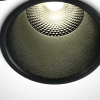 BLACK LED 10W WW 24deg IP20 230V DARK LIGHT