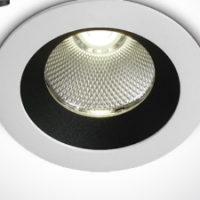 WHITE COB LED 12W CW IP65 38deg 700mA DARK LIGHT