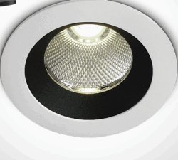 WHITE COB LED 12W CW IP65 38deg 700mA DARK LIGHT