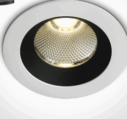 WHITE COB LED 12W WW IP65 38deg 700mA DARK LIGHT