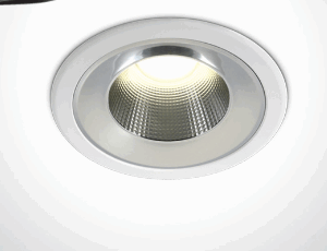 WHITE LED 10W IP54 CW 230V DARK LIGHT